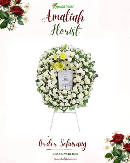 Krans Bunga Duka Slambur